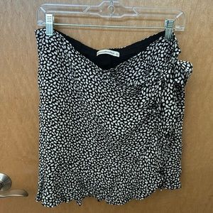 Abercrombie & Fitch Wrap Mini Skirt